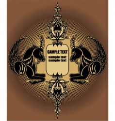Heraldic vector image