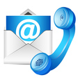 Contact Us Icon vector image