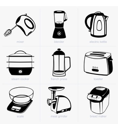 Kitchen tools vector image