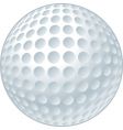 Golf ball vector image