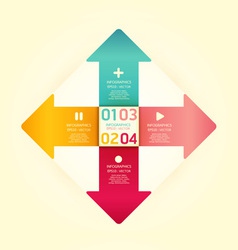 Modern soft color Design template vector image