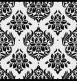 Floral seamless wallpaper vector image
