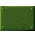 Green armored plate vector image