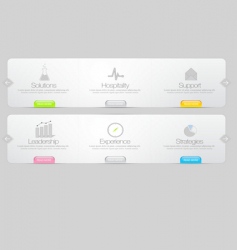 Website template vector image
