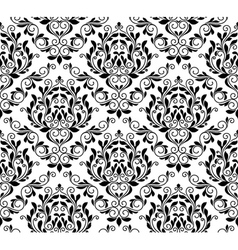 Damask seamless pattern vector image