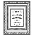 Vintage frames vector image