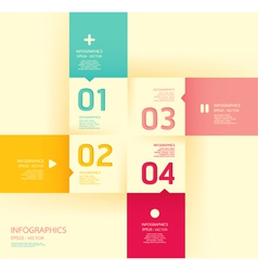 Modern soft color Design template vector image