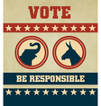 Vote vector image