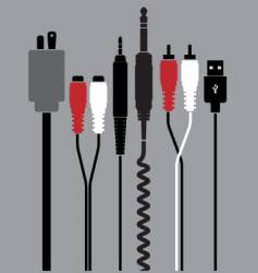 Plugs vector image