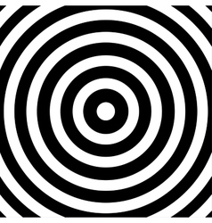 Abstract ring spiral black and white pattern Vector Image