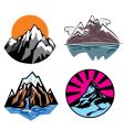 Mountains vector image