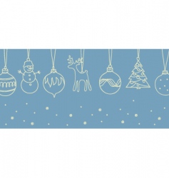 Merry Christmas background vector image