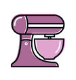 Retro kitchen mixer vector image