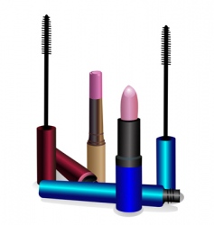 Cosmetic set vector image