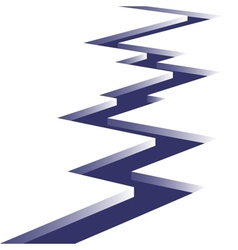 Crack vector image