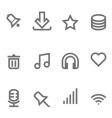 Icons vector image