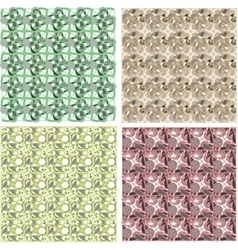 Set of arabesque pattern frame border Set of arabesque pattern frame border vector image