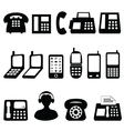 Communication icons vector image