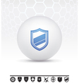 Shields icon vector image