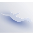 Jumping person vector image
