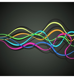 Wavy background vector image