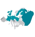 Map of europe vector image