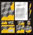 Company stationery templates vector image