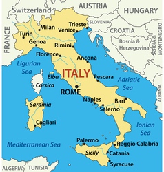 Map of Italy - Map of Italy - vector image