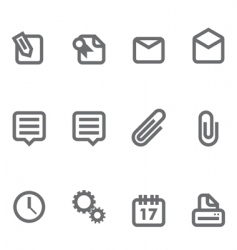 Simple icons vector image