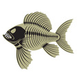 Prehistoric fish vector image