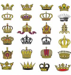 Crowns Crowns vector image