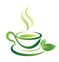 Tea cup vector image