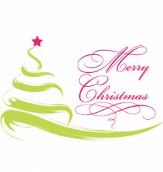 Christmas card vector image