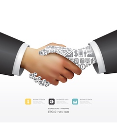 Elements are small icons Finance vector image