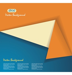 Origami banner vector image