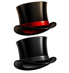 Gentleman top hat vector image