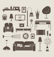 Living room vector image