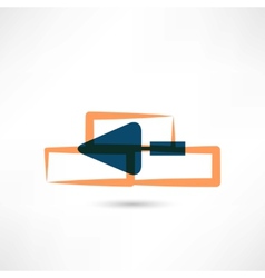Trowel icon vector image