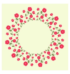 Ornamental wreath vector image