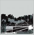 Urban jungle vector image