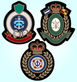 Royal sport classic badge vector image