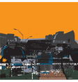 Urban jungle vector image