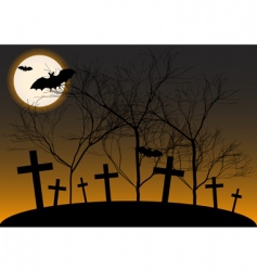 Halloween background vector image