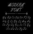 Handwritten lettering font alphabet Handwritten lettering font alphabet vector image