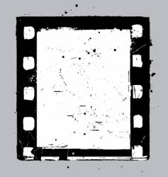 Negative film slide vector image
