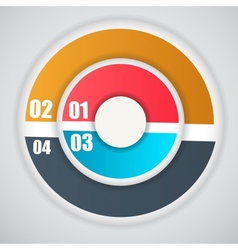 Infographic template business vector image