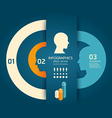 Infographics Creative pencil Template concept vector image