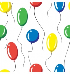 Seamless balloons vector image