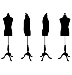 Dressmakers dummy vector image