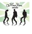 Michael jackson rip vector image